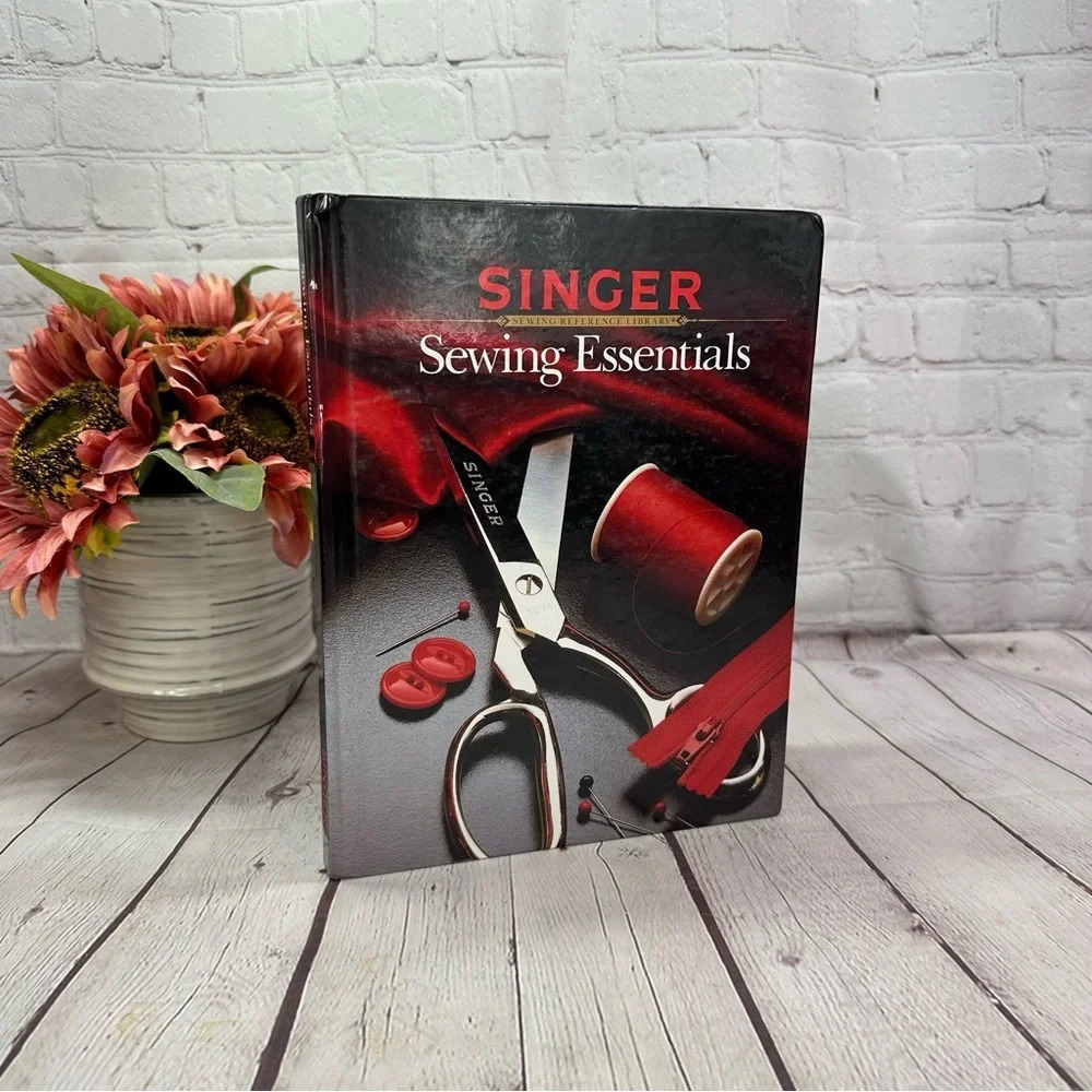 vintage 1984 singer sewing essentials book seamstress tailor fashion design